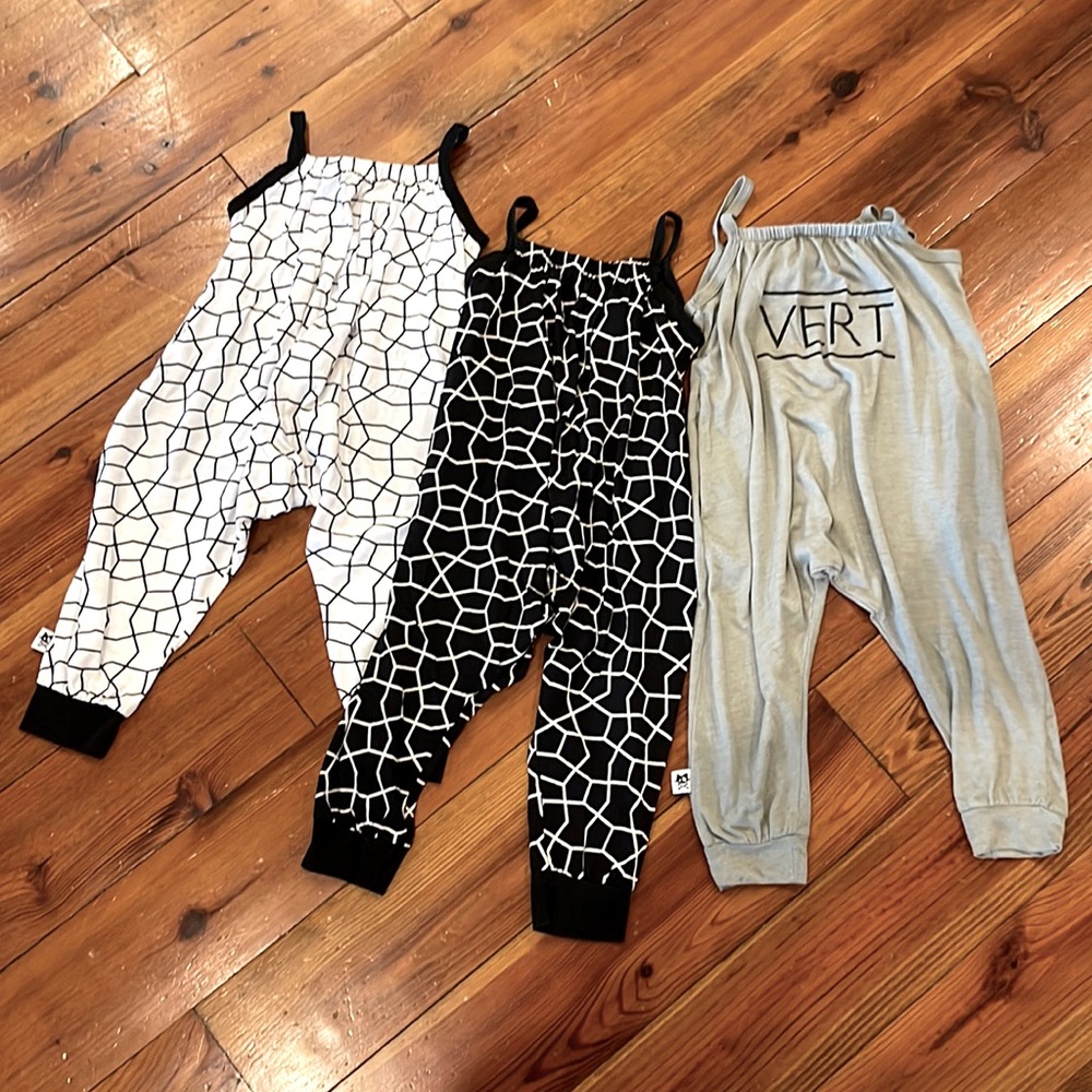 Sugar and Spice Bundle of 3x Jumpsuits Sz. 18-24M